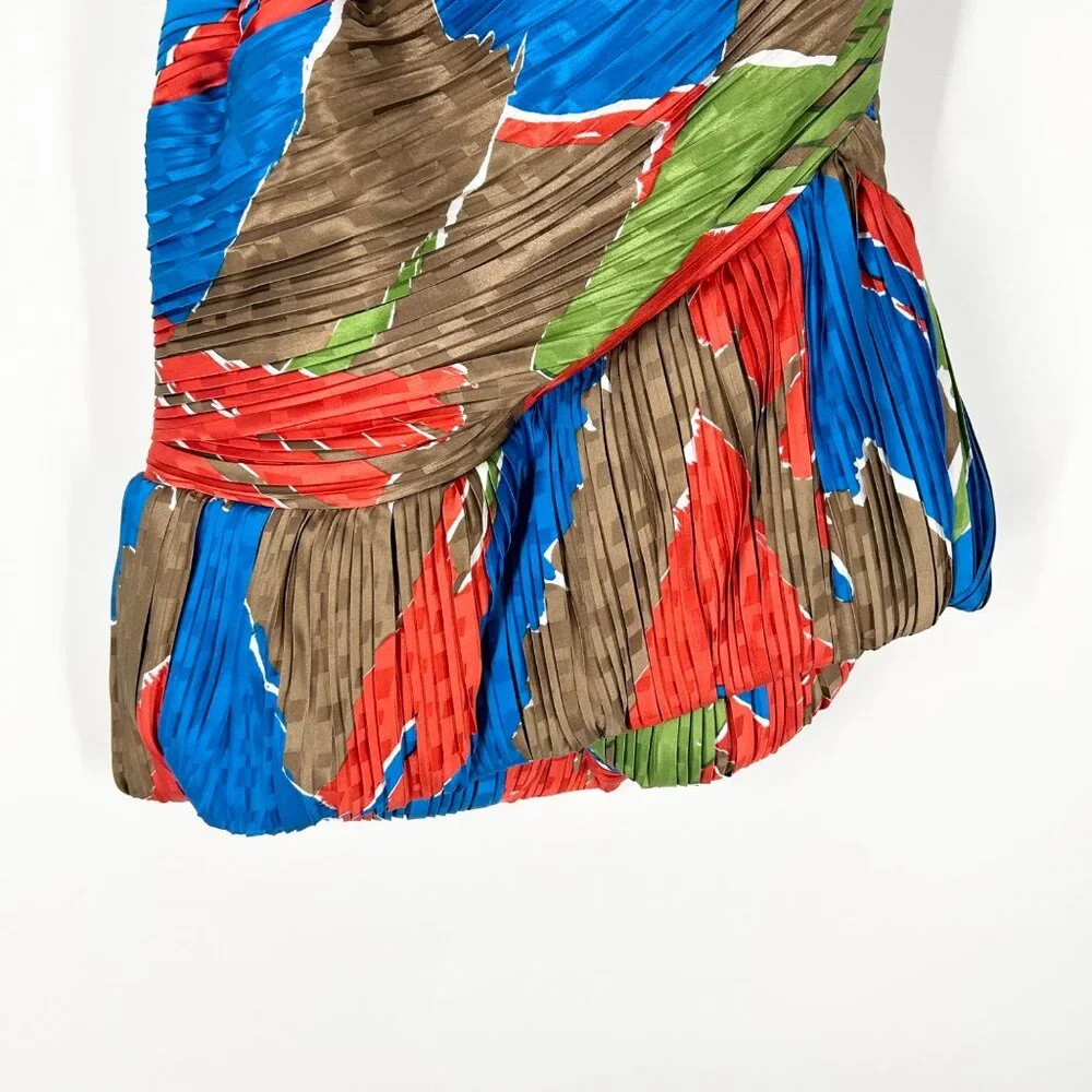NWT Tory Burch Silk Mini Party Dress in Painted Geo
